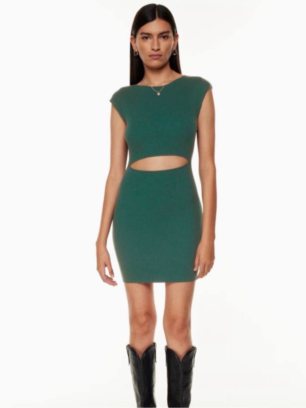 Knit Cutout Dress Aritzia